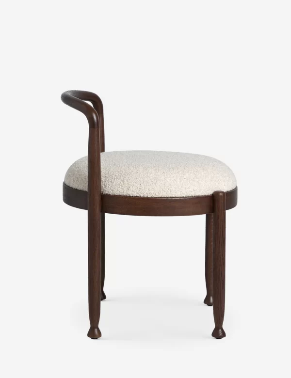 sheesham wood stool upholstered round seat detail handcrafted jodhpur rustic woods
