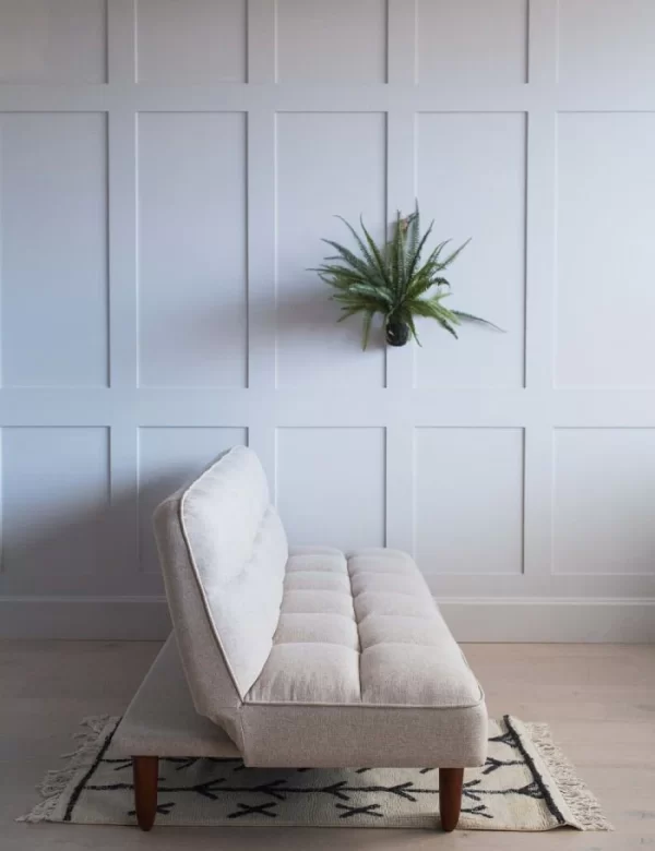 solid wood sofa cum bed lifestyle room setting rustic woods jodhpur