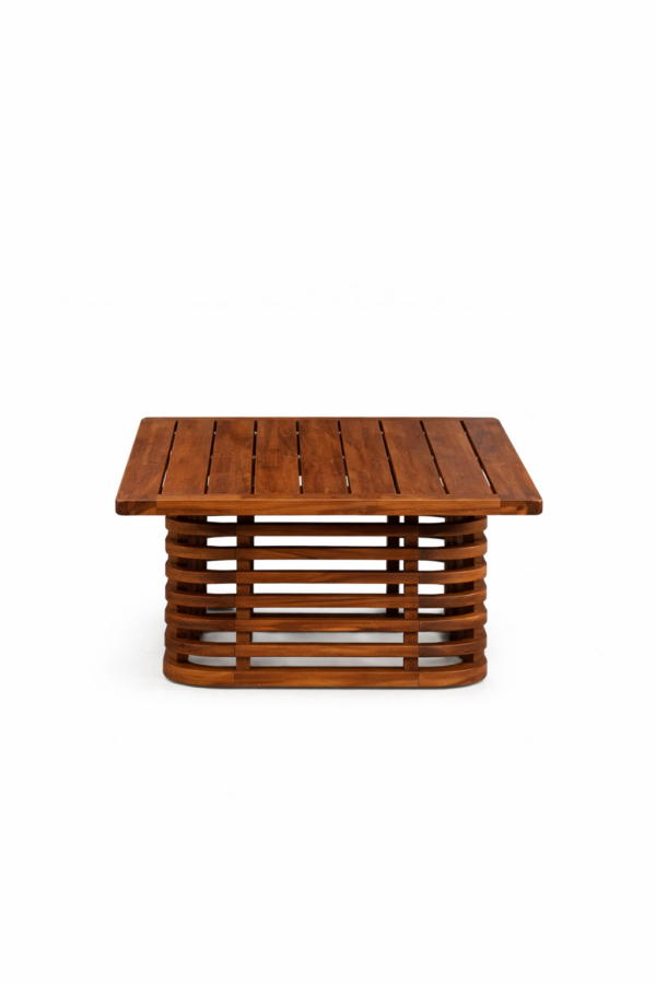solid wood coffee table handcrafted jodhpur honey finish rustic woods