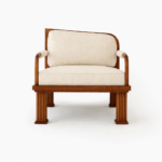 Solid Wood Lounge Chair